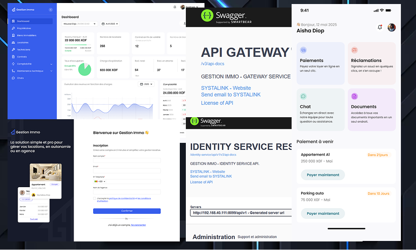 Lokana — Système de Gestion de Location Immobilière - Capture d'écran du projet